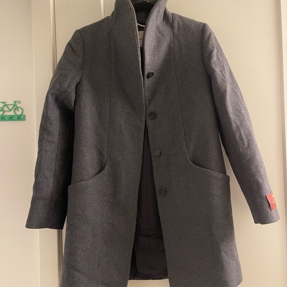 Gray wool and cashmere coat size small - Wilfred collection on Aritzia